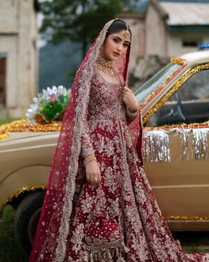 WhatsApp Image 2026-07-18 at 6.53.10 PM (1) Royal Crimson Hand-Embellished Bridal Lehenga Set