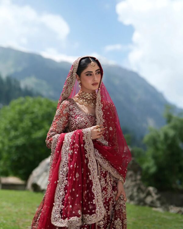 WhatsApp Image 2026-07-18 at 6.53.11 PM (2) Royal Crimson Hand-Embellished Bridal Lehenga Set