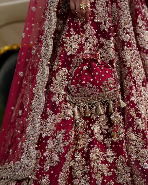 WhatsApp Image 2026-07-18 at 6.53.12 PM (1) Royal Crimson Hand-Embellished Bridal Lehenga Set